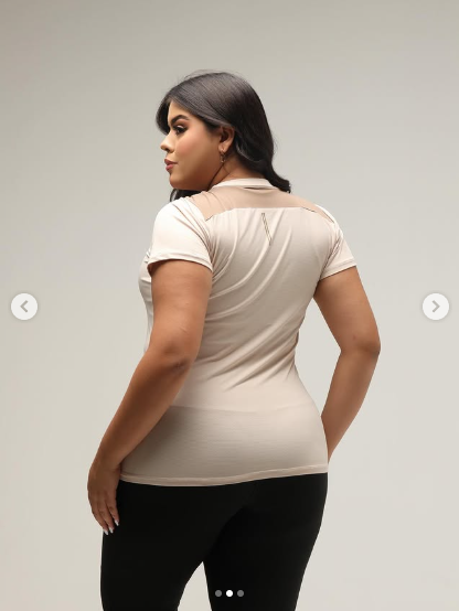 Blusa Fitness Manga Curta - Imagem 2