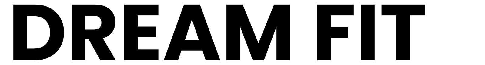 Logo Dream Fit Footer Negrito corte
